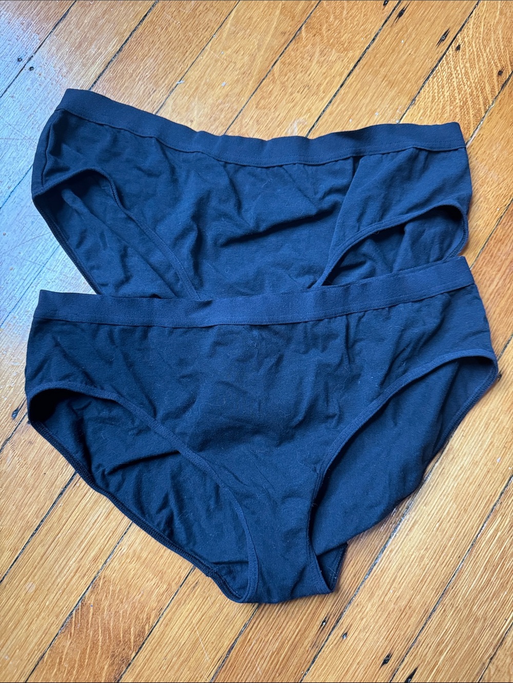 ThirdLove Black Cotton Bikini Panties - Pack of 2